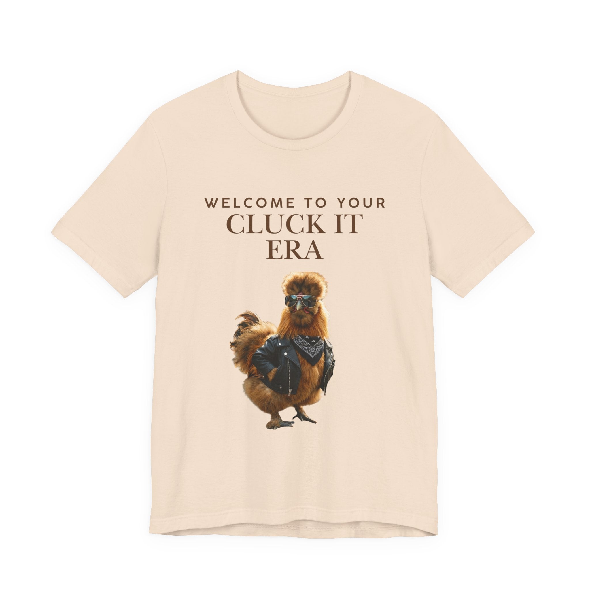 Cluck It Era Chicken Graphic Tee — Funny Farm Animal T-Shirt