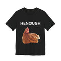HENOUGH Chicken Shirt | Funny Chicken T-Shirt for Women | No Clucking Explaining | Farm Humor Graphic Tee | Sassy Chicken Lover Gift