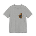 Chicken Graphic Tee — Cute Rooster Front & "CLUCK IT" Slogan Back