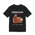 HENOUGH Chicken Shirt | Funny Chicken T-Shirt for Women | No Clucking Explaining | Farm Humor Graphic Tee | Sassy Chicken Lover Gift