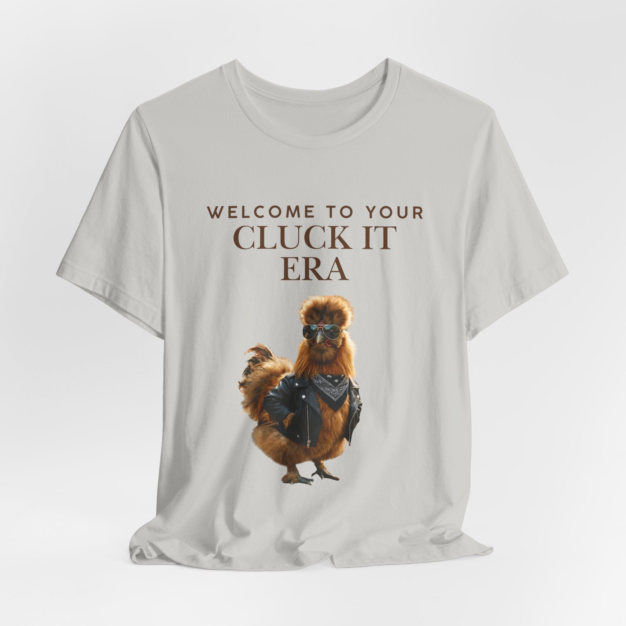 Cluck It Era Chicken Graphic Tee — Funny Farm Animal T-Shirt