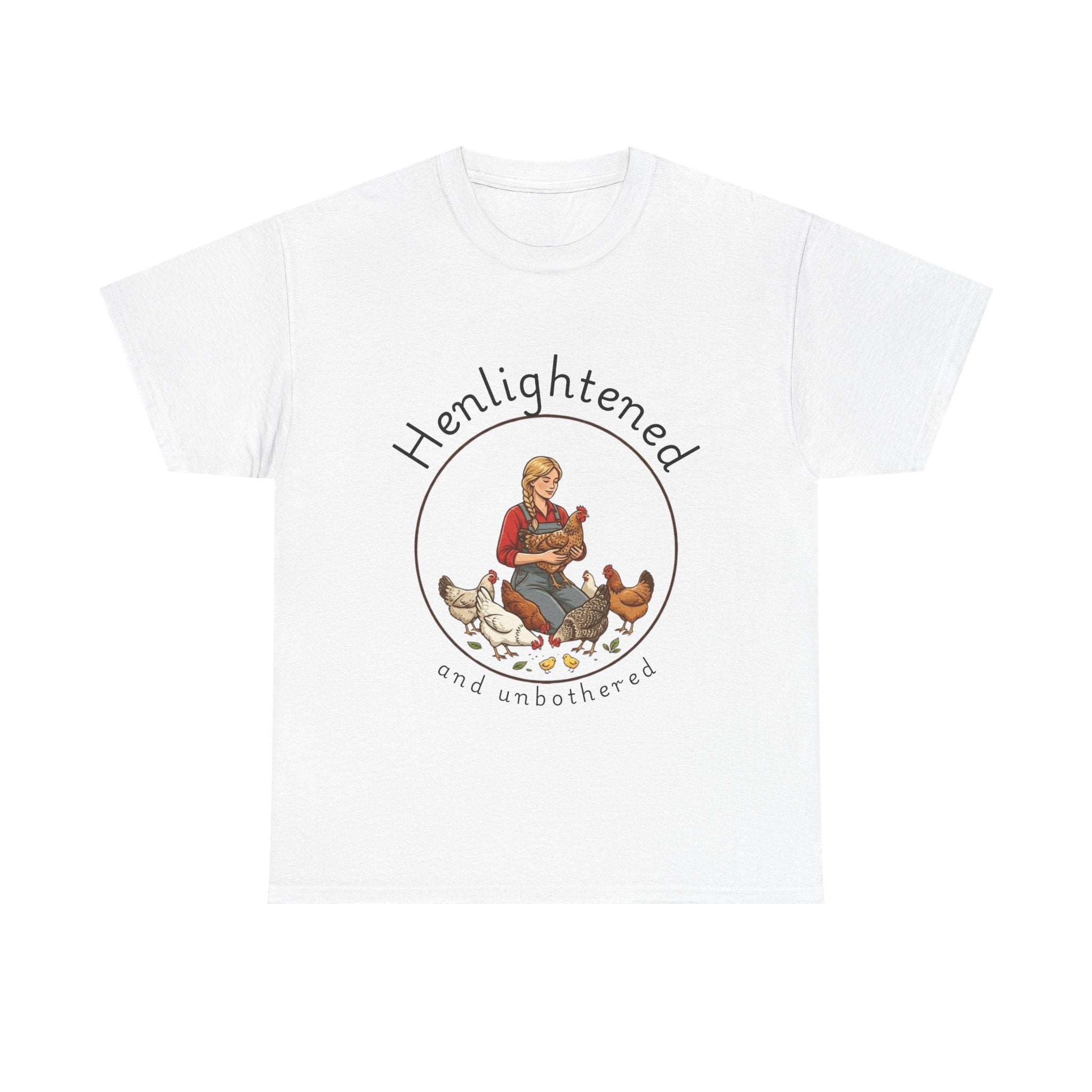 Henlightened & Unbothered™ – Chicken Lover Graphic Tee