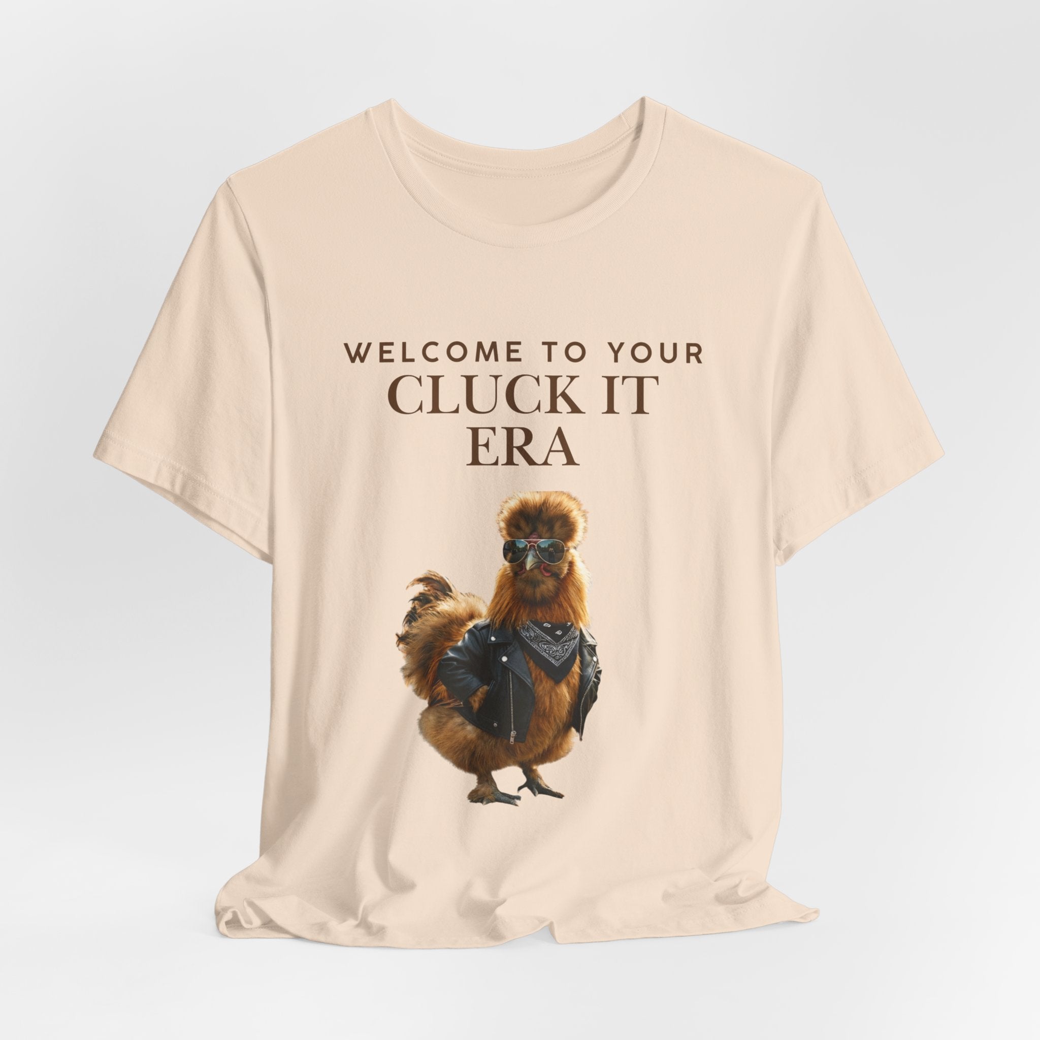 Cluck It Era Chicken Graphic Tee — Funny Farm Animal T-Shirt