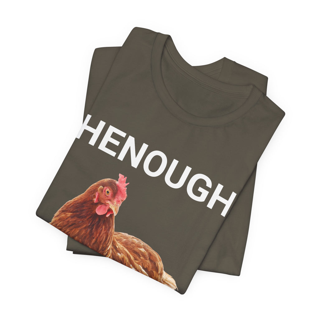 HENOUGH Chicken Shirt | Funny Chicken T-Shirt for Women | No Clucking Explaining | Farm Humor Graphic Tee | Sassy Chicken Lover Gift