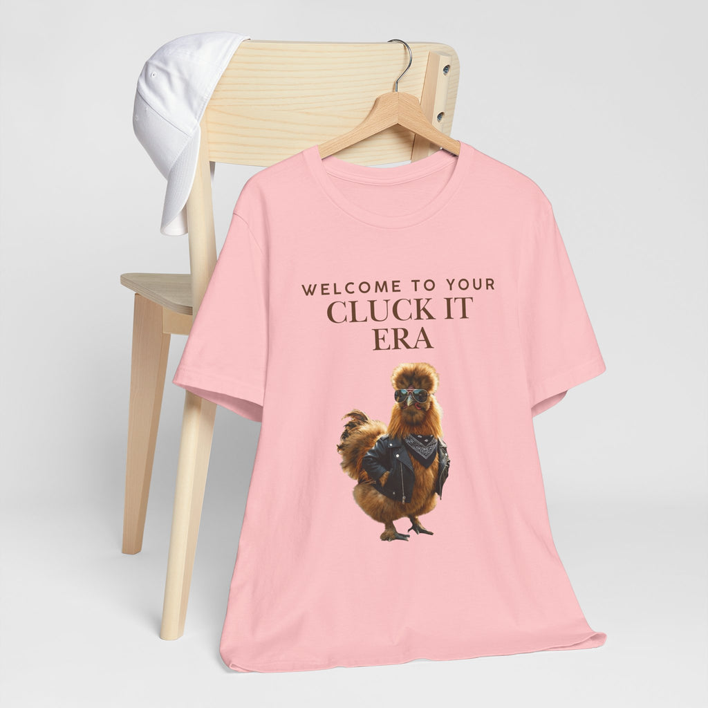 Cluck It Era Chicken Graphic Tee — Funny Farm Animal T-Shirt