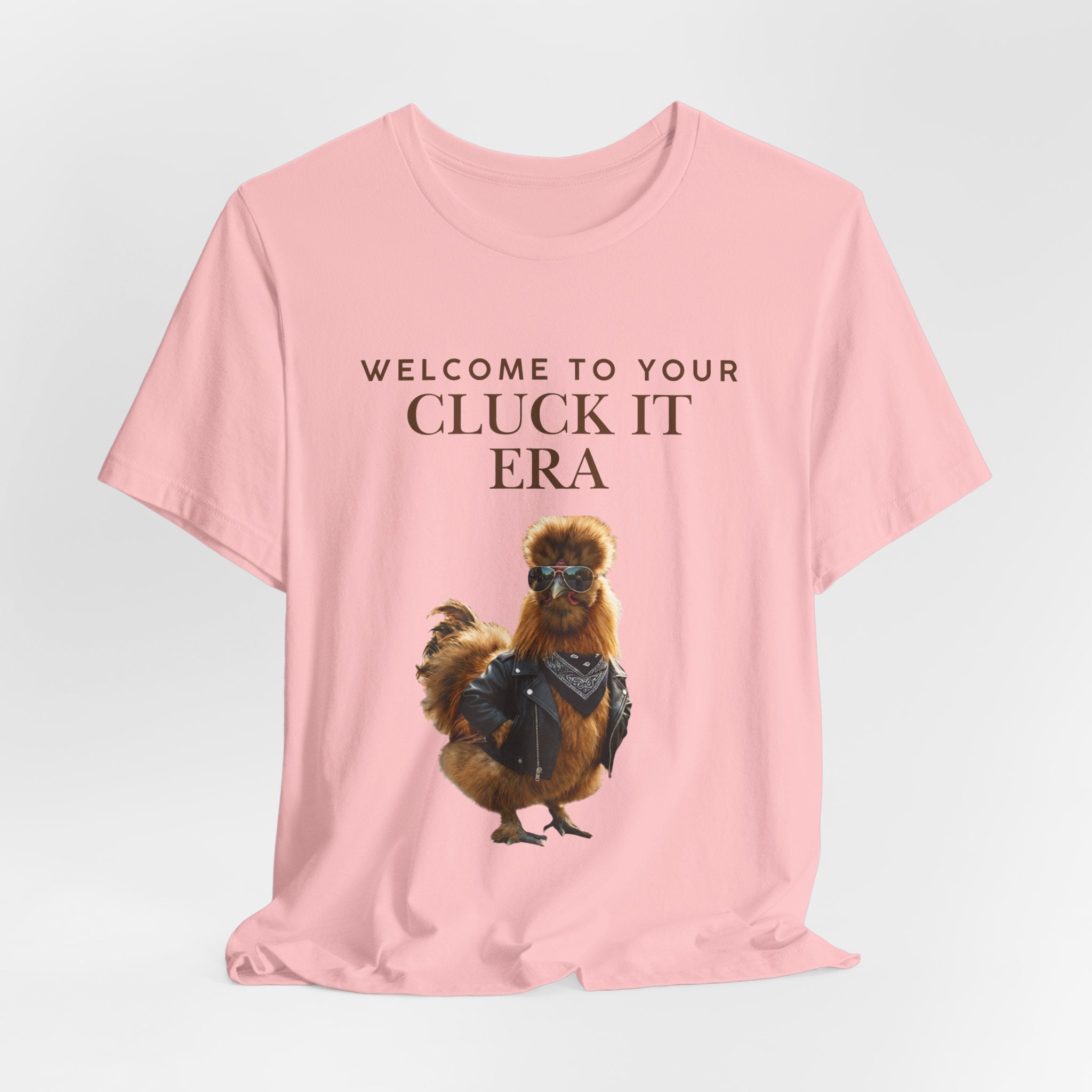 Cluck It Era Chicken Graphic Tee — Funny Farm Animal T-Shirt