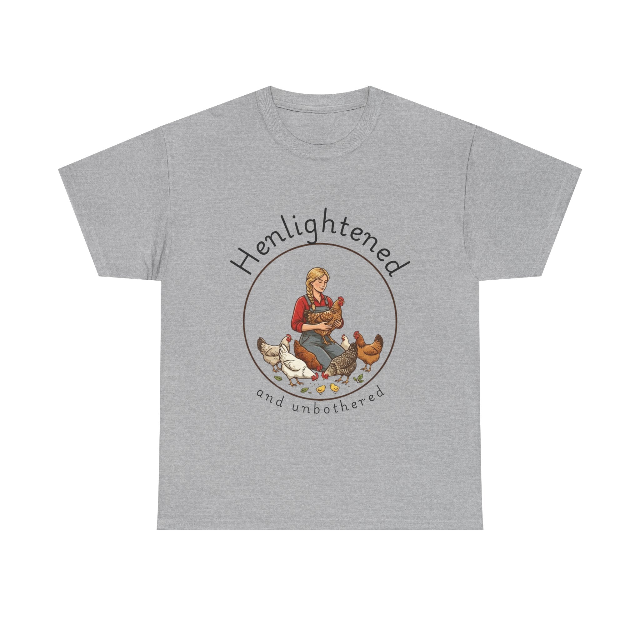 Henlightened & Unbothered™ – Chicken Lover Graphic Tee