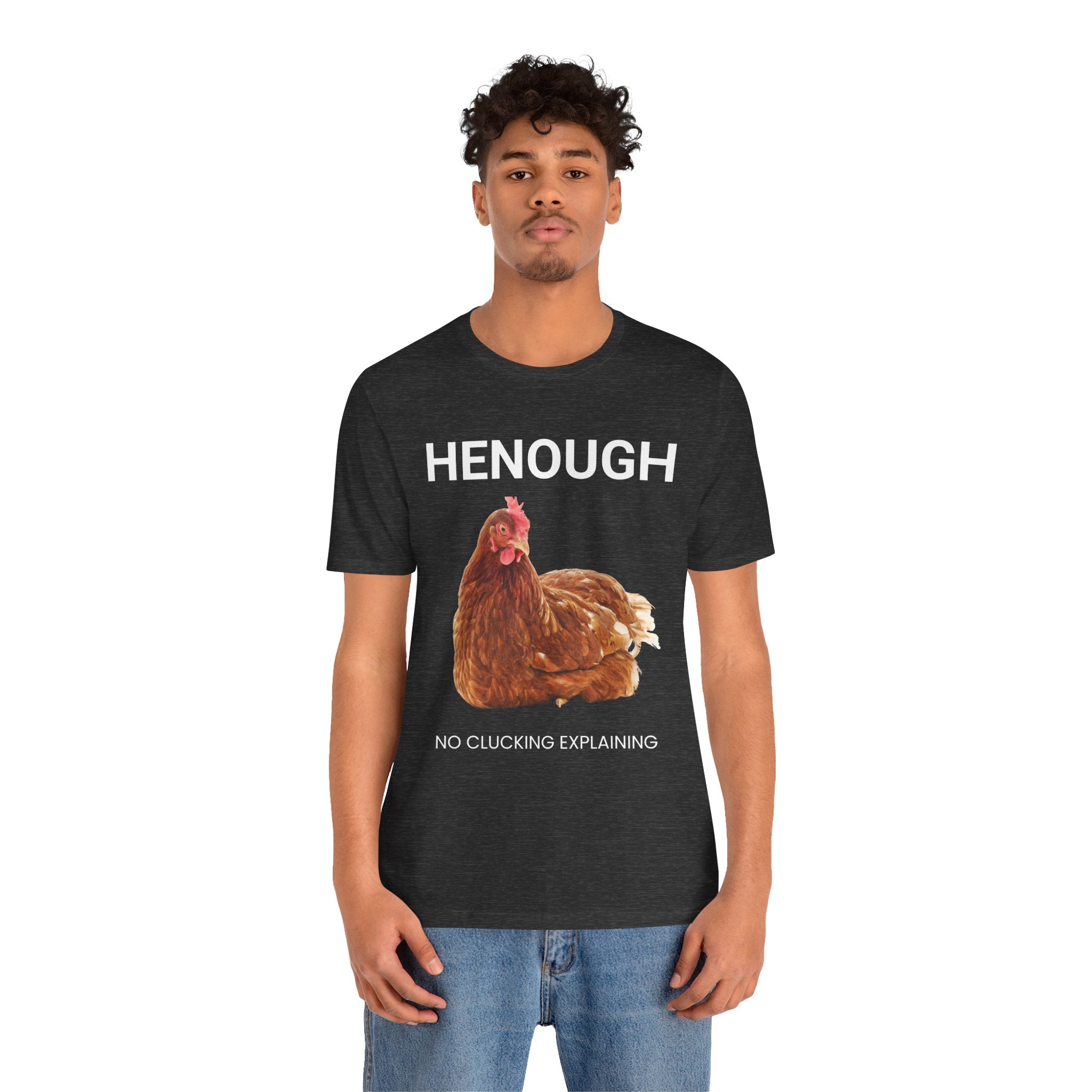HENOUGH Chicken Shirt | Funny Chicken T-Shirt for Women | No Clucking Explaining | Farm Humor Graphic Tee | Sassy Chicken Lover Gift