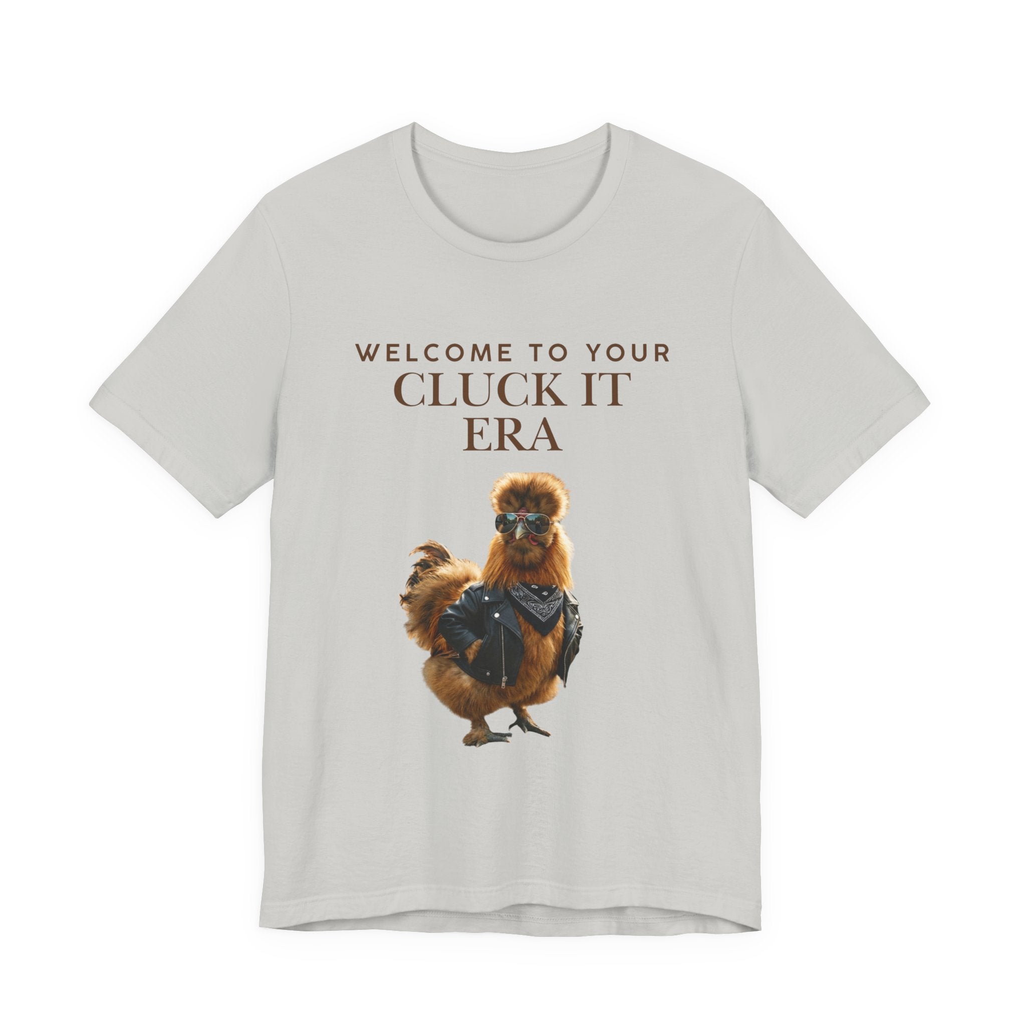 Cluck It Era Chicken Graphic Tee — Funny Farm Animal T-Shirt