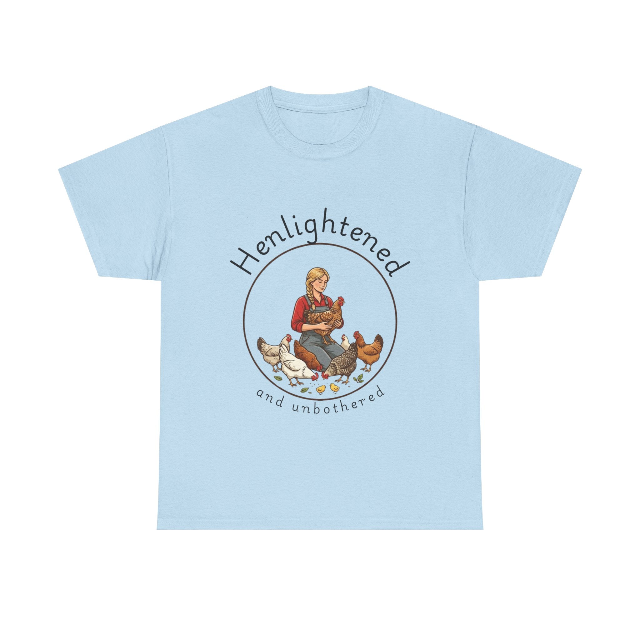 Henlightened & Unbothered™ – Chicken Lover Graphic Tee