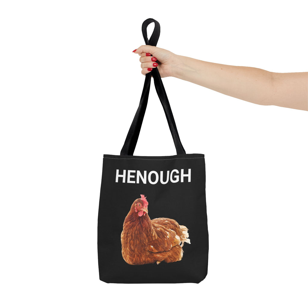 HENOUGH Chicken Tote Bag | Funny Chicken Tote | No Clucking Explaining | Farm Humor Tote Bag | Sassy Chicken Lover Gift
