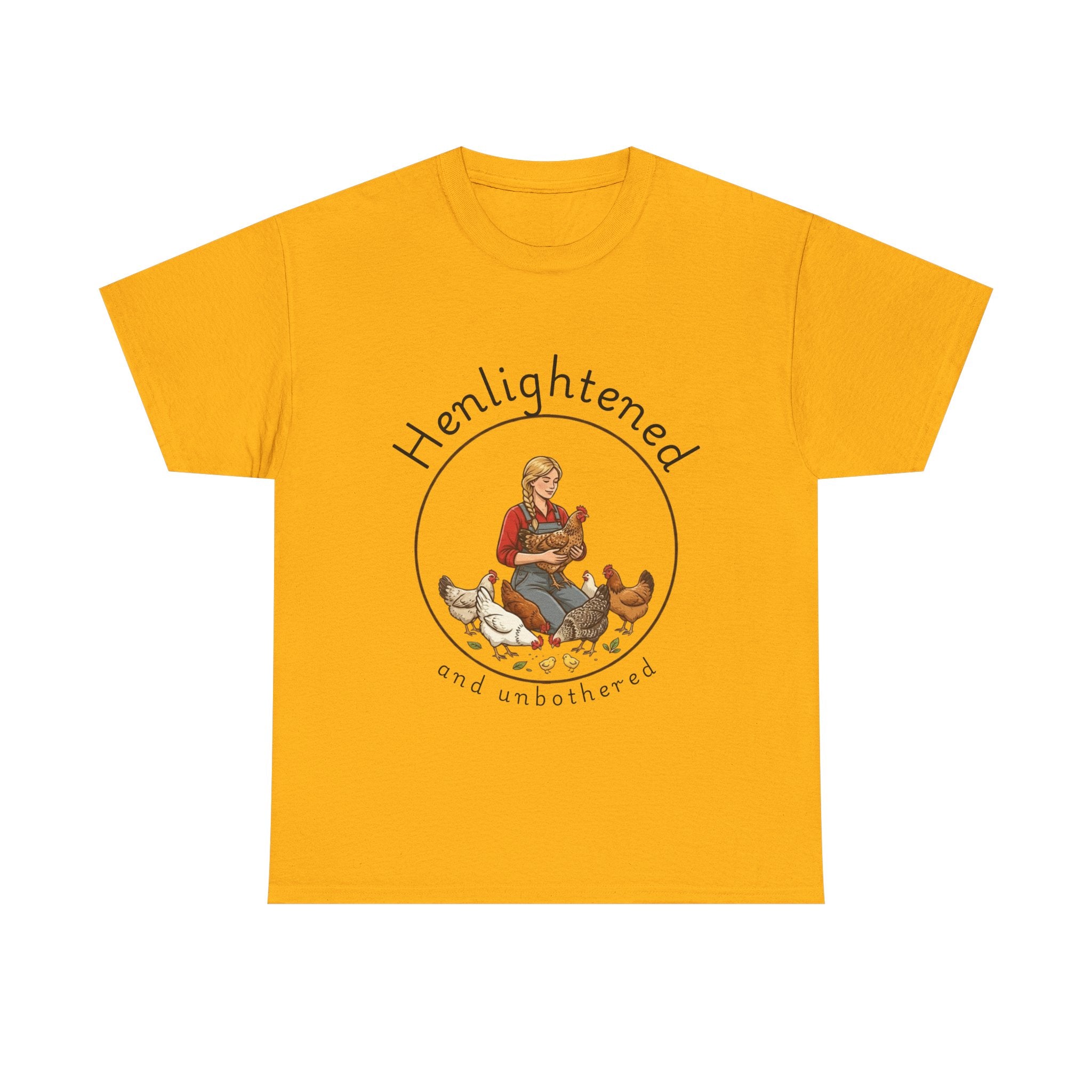 Henlightened & Unbothered™ – Chicken Lover Graphic Tee