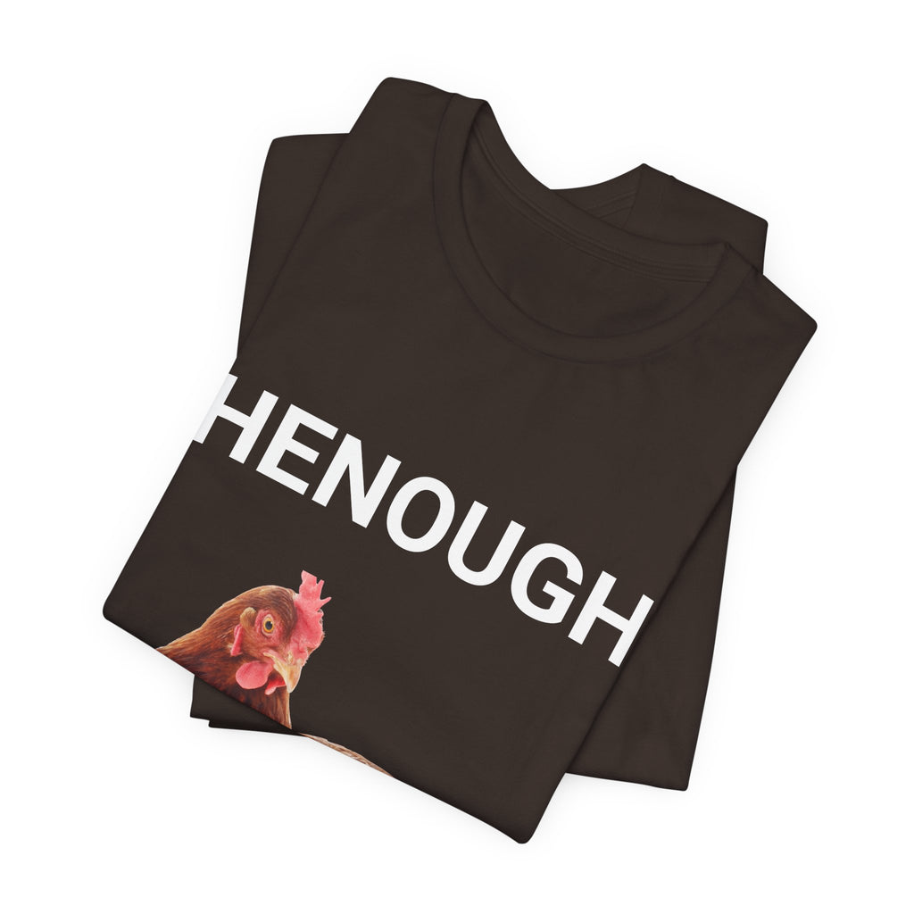 HENOUGH Chicken Shirt | Funny Chicken T-Shirt for Women | No Clucking Explaining | Farm Humor Graphic Tee | Sassy Chicken Lover Gift