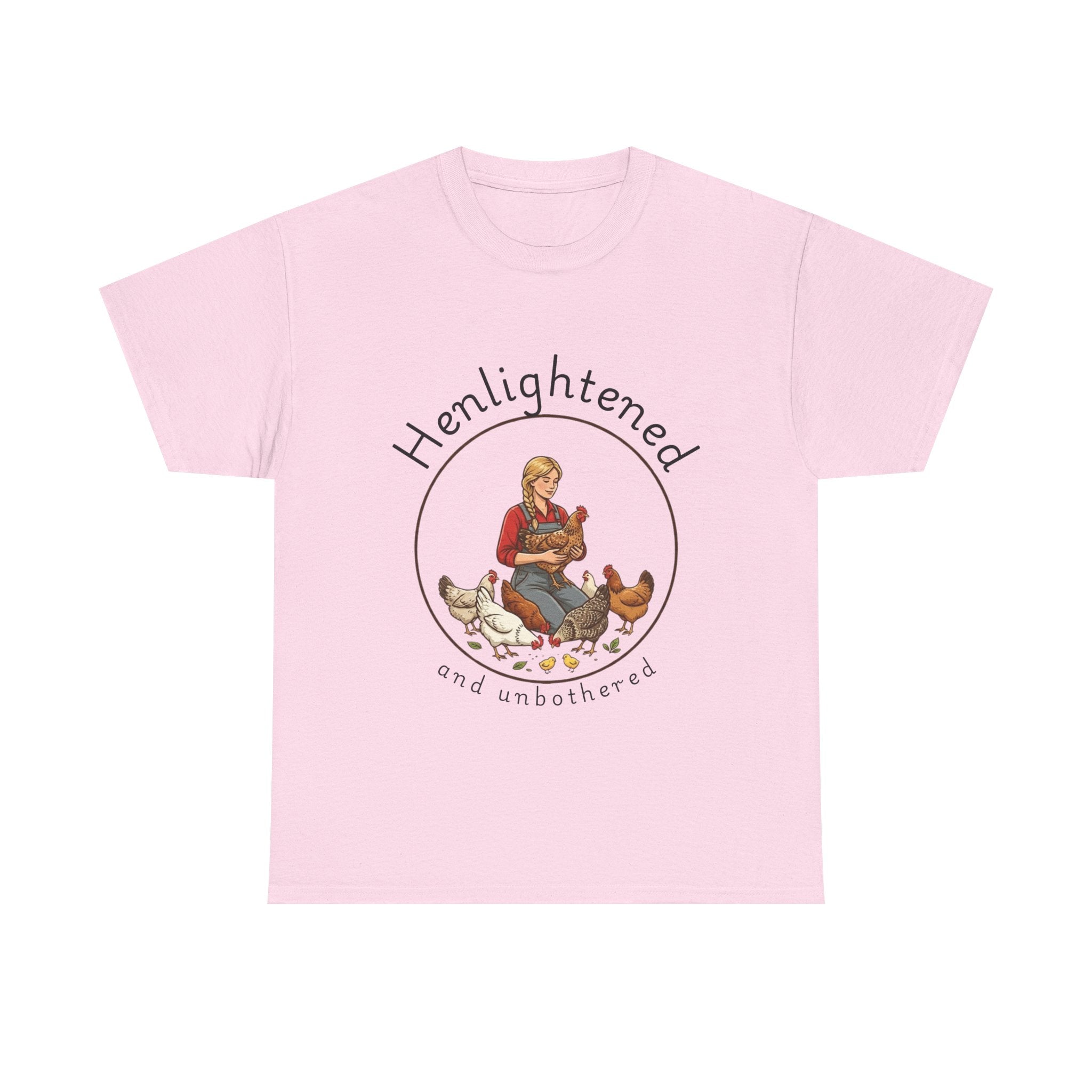 Henlightened & Unbothered™ – Chicken Lover Graphic Tee