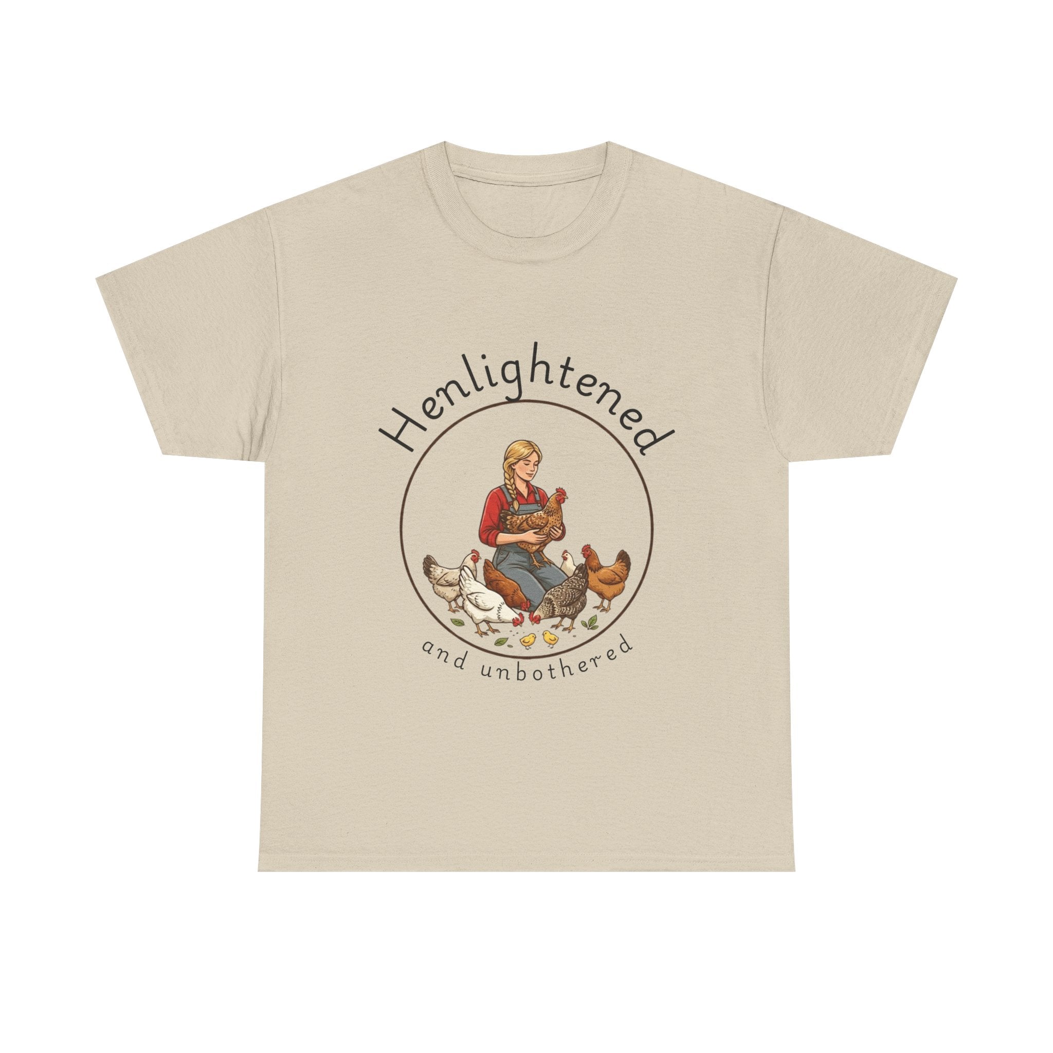 Henlightened & Unbothered™ – Chicken Lover Graphic Tee