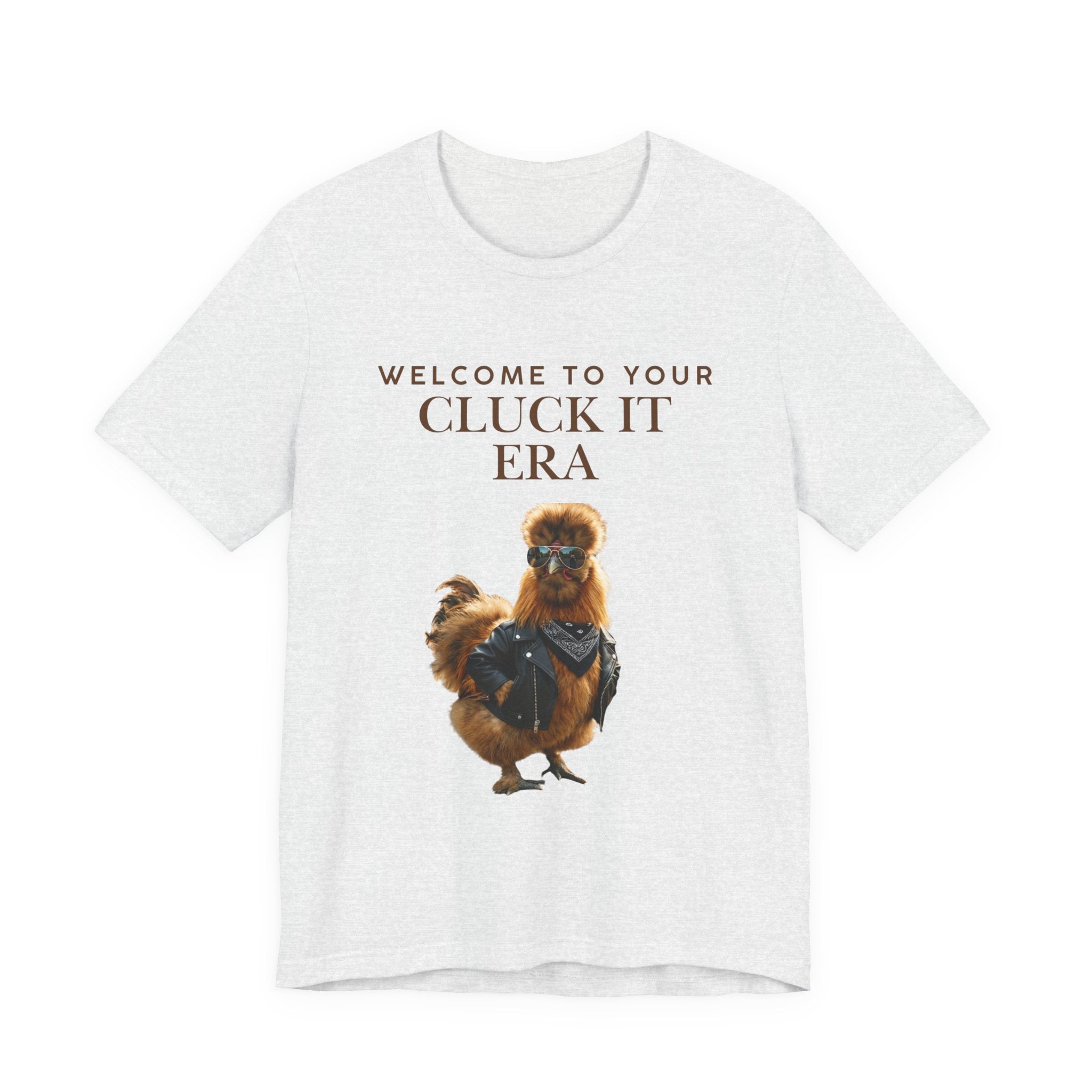Cluck It Era Chicken Graphic Tee — Funny Farm Animal T-Shirt