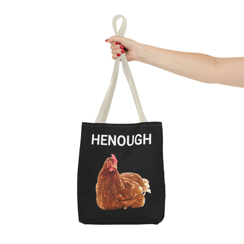 HENOUGH Chicken Tote Bag | Funny Chicken Tote | No Clucking Explaining | Farm Humor Tote Bag | Sassy Chicken Lover Gift