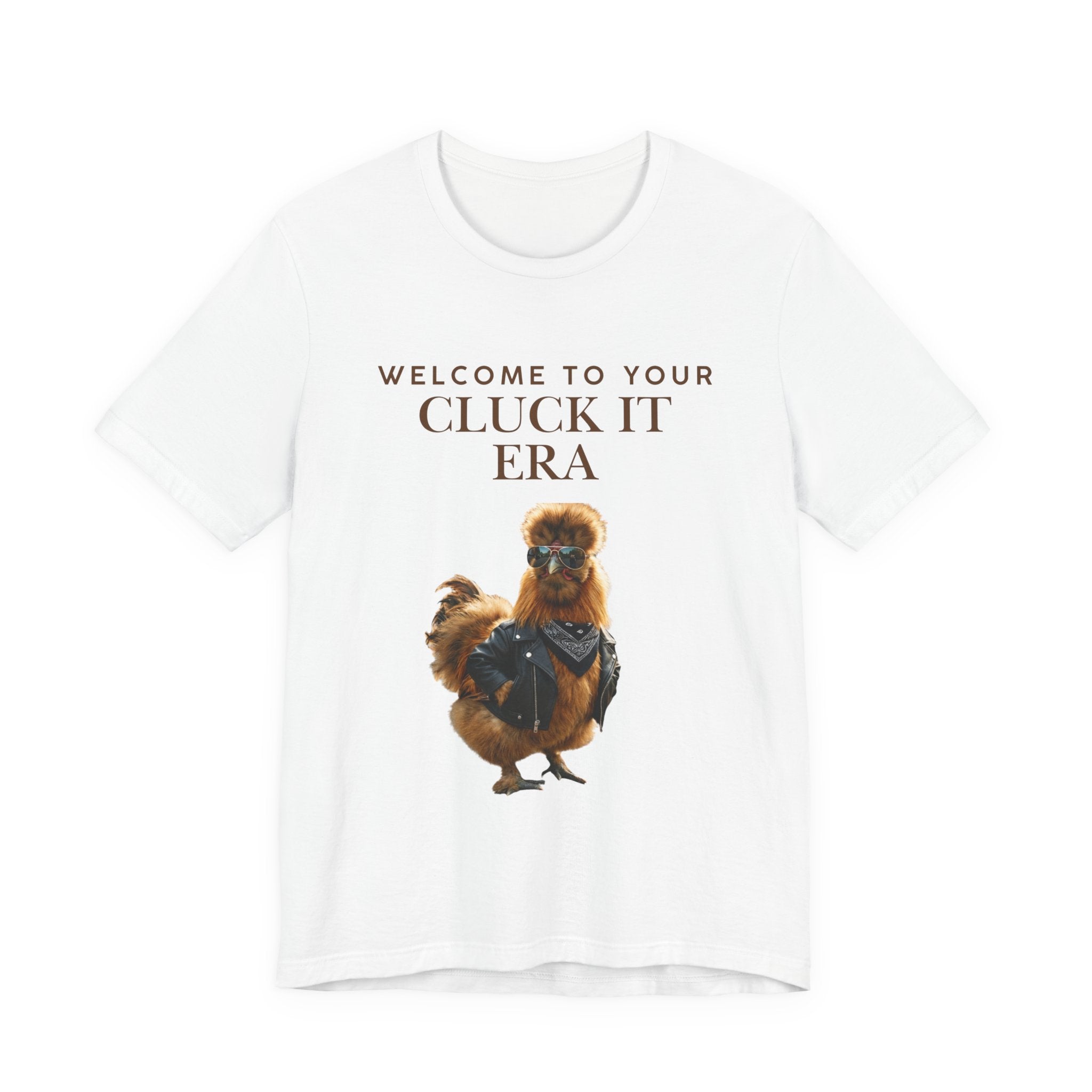 Cluck It Era Chicken Graphic Tee — Funny Farm Animal T-Shirt