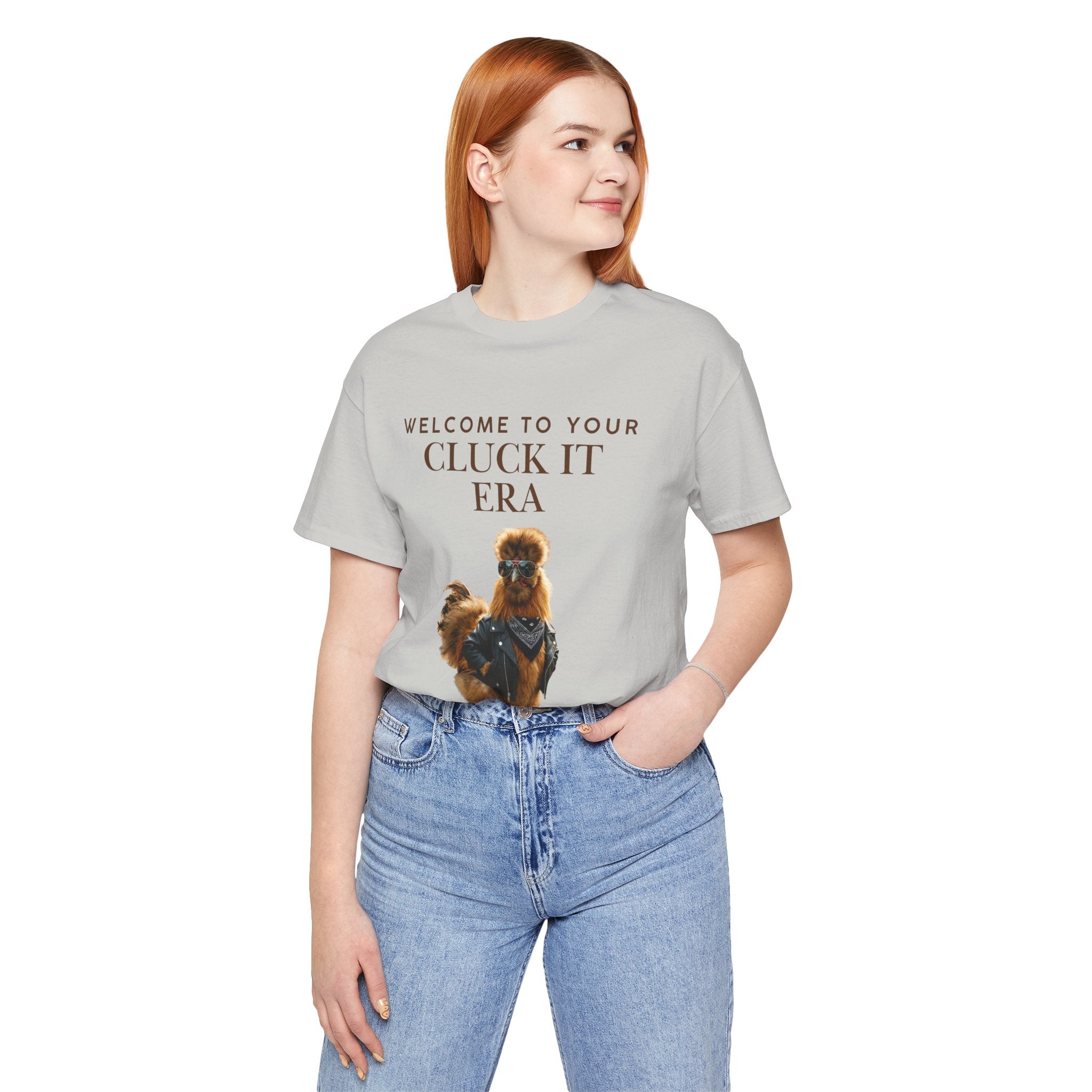 Cluck It Era Chicken Graphic Tee — Funny Farm Animal T-Shirt